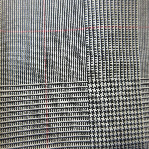 NWT Theory Treeca in Black New Tailor Glen Plaid Stretch Wool Tapered Pant 4 - Picture 8 of 10